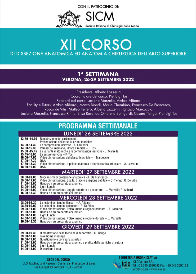 Corso di dissezione anatonica 2022/23