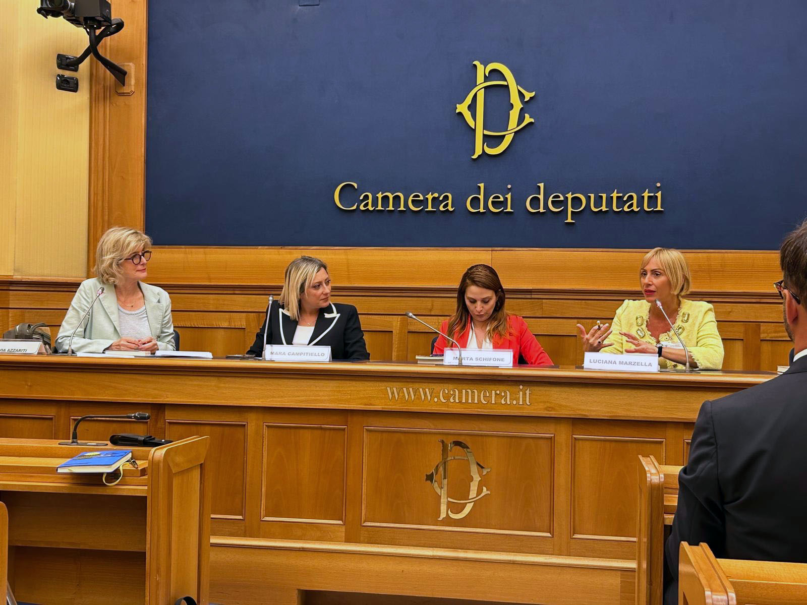 Conferenza stampa presso la Camera dei Deputati, Montecitorio